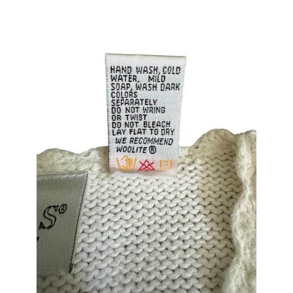 VTG Russ Petite Small Hawaiian Sweater Knit Womens Floral Shirt Sleeve Cottage - Picture 5 of 10